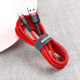 BASEUS KABEL CAFULE USB - USB-C 1,0 M 3A CZERWONY