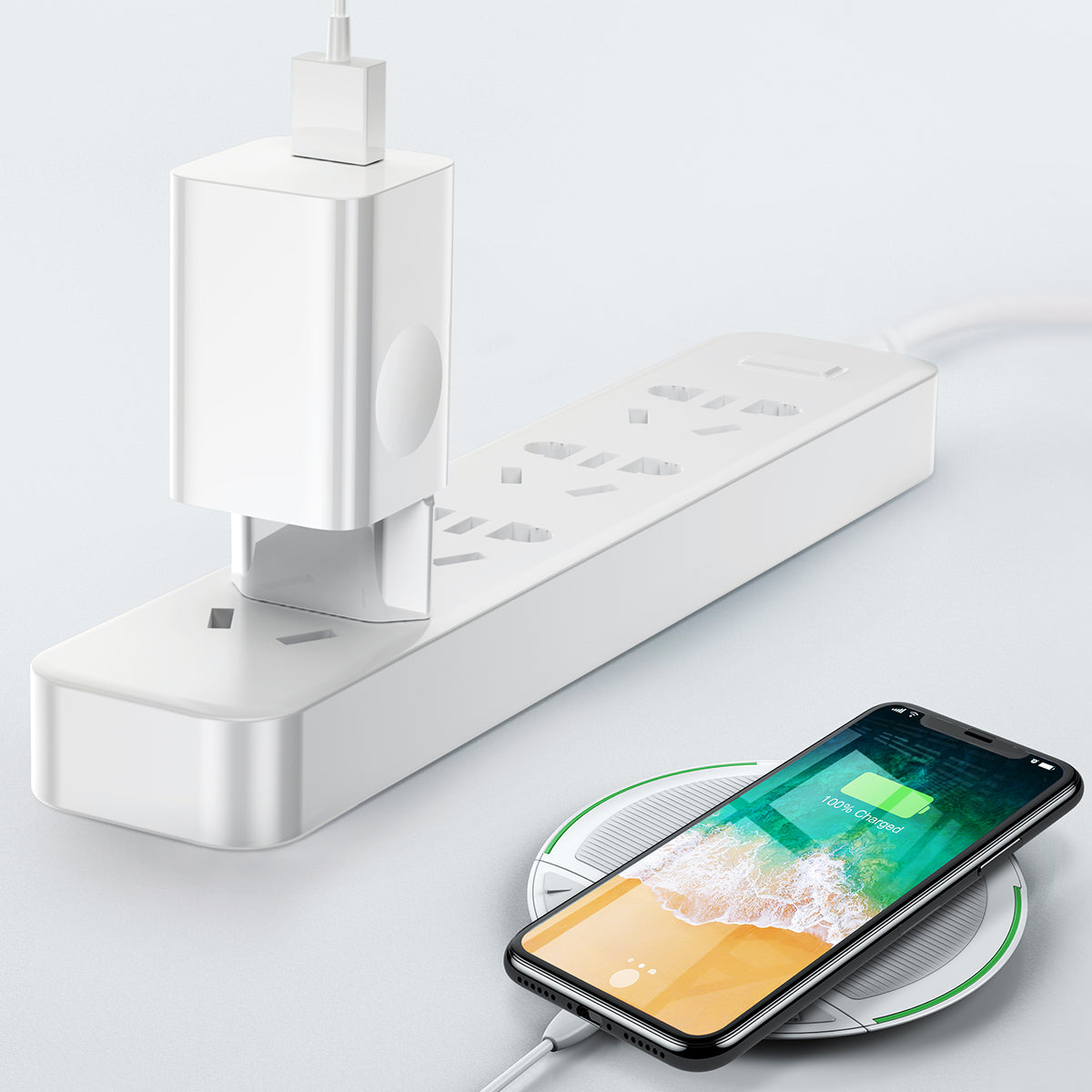 BASEUS ŁADOWARKA SIECIOWA QC 3.0 1X USB 3A BIAŁA