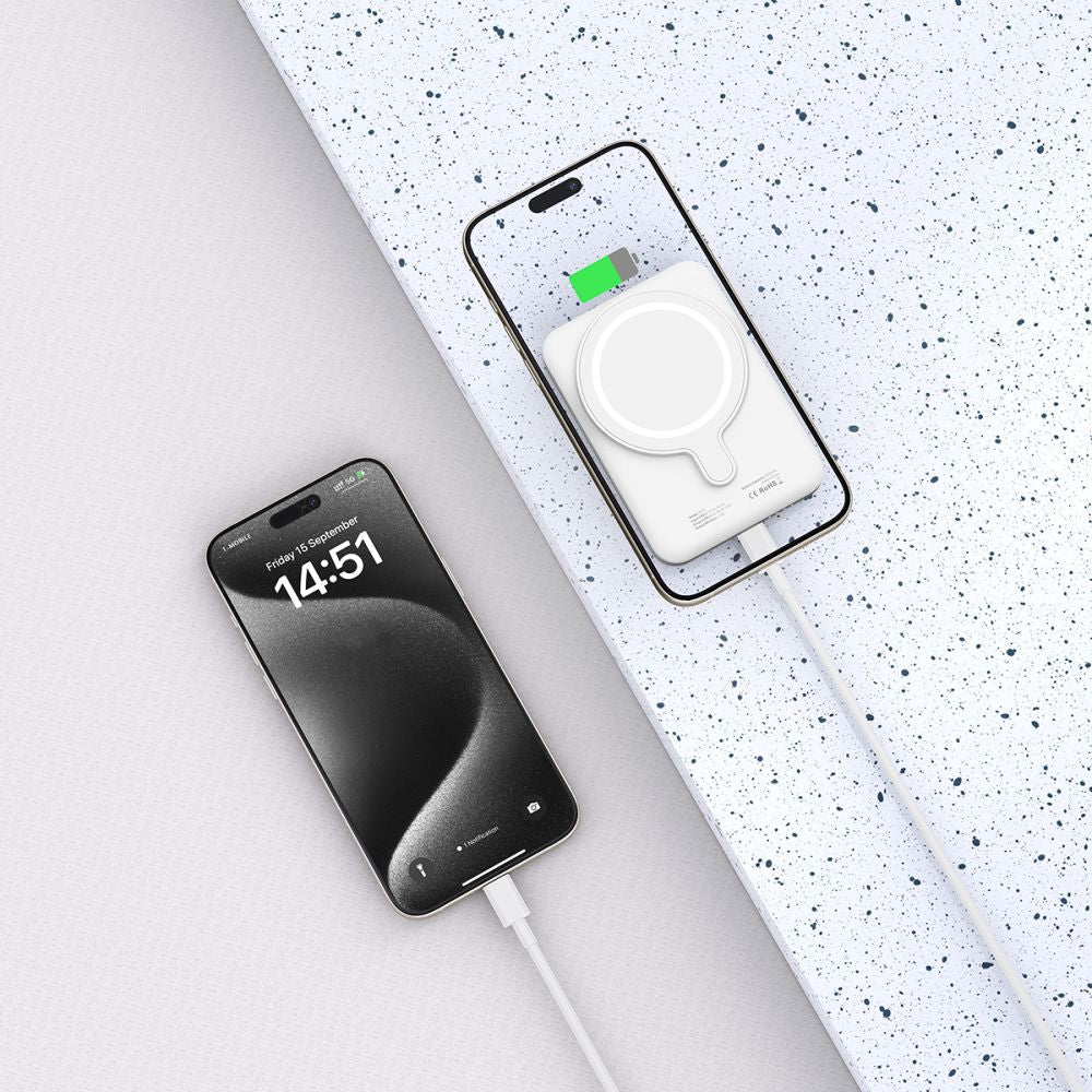POWERBANK TECH-PROTECT PB10 LIFEMAG MAGSAFE 5000MAH BIAŁY