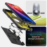 ETUI SPIGEN TOUGH ARMOR MAG MAGSAFE IPHONE 16 PLUS CZARNE
