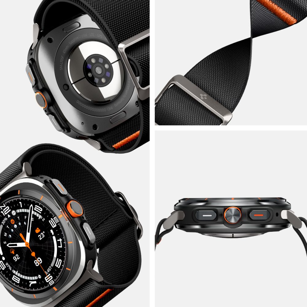 PASEK SPIGEN FIT LITE SAMSUNG GALAXY WATCH ULTRA (47 MM) BLACK CZARNY