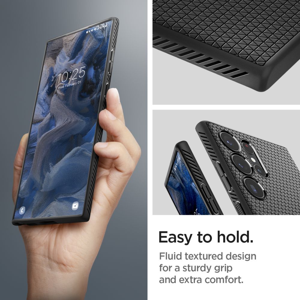 ETUI SPIGEN LIQUID AIR SAMSUNG GALAXY S23 ULTRA CZARNE