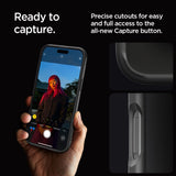 ETUI SPIGEN ULTRA HYBRID IPHONE 16 PRO MAX FROST BLACK DYMIONE CZARNE