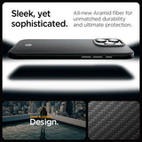 ETUI SPIGEN ENZO ARAMID MAG MAGSAFE IPHONE 16 PRO MAX BLACK/NATURAL CZARNE