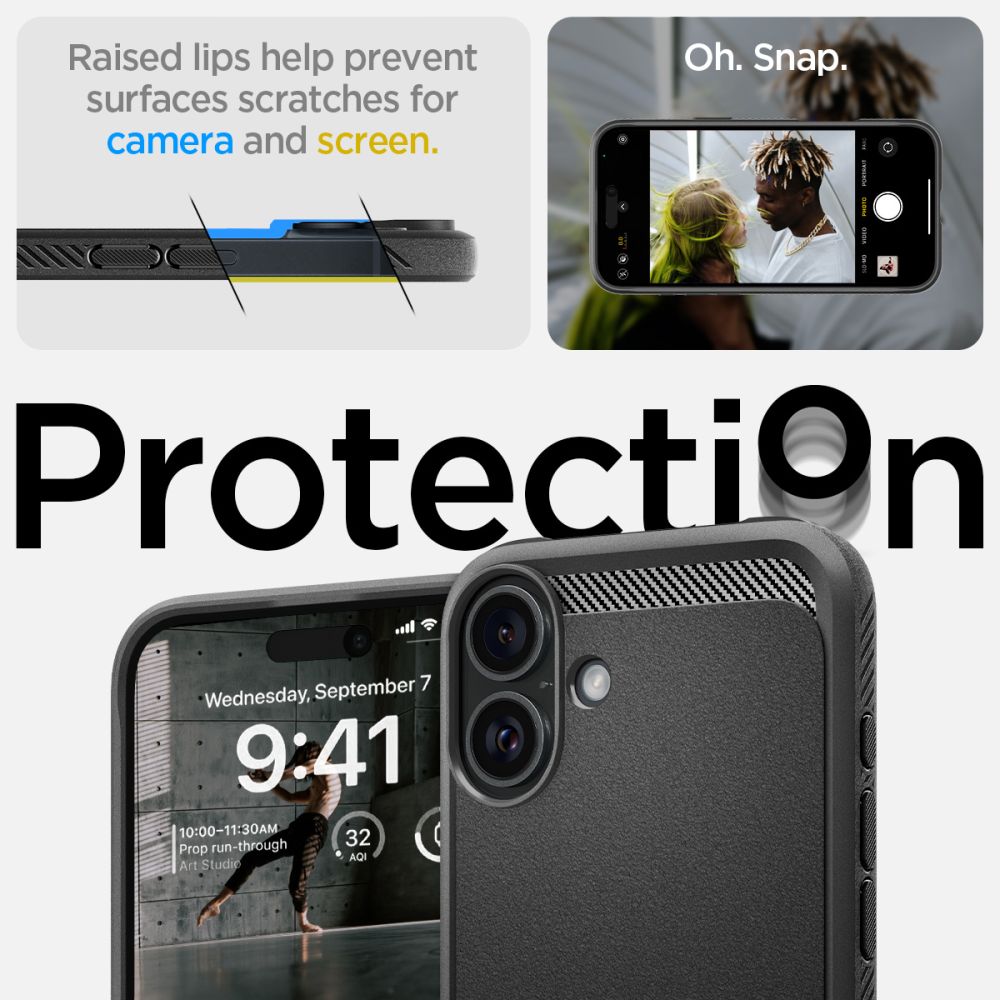 ETUI SPIGEN RUGGED ARMOR MAG MAGSAFE IPHONE 16 CZARNE