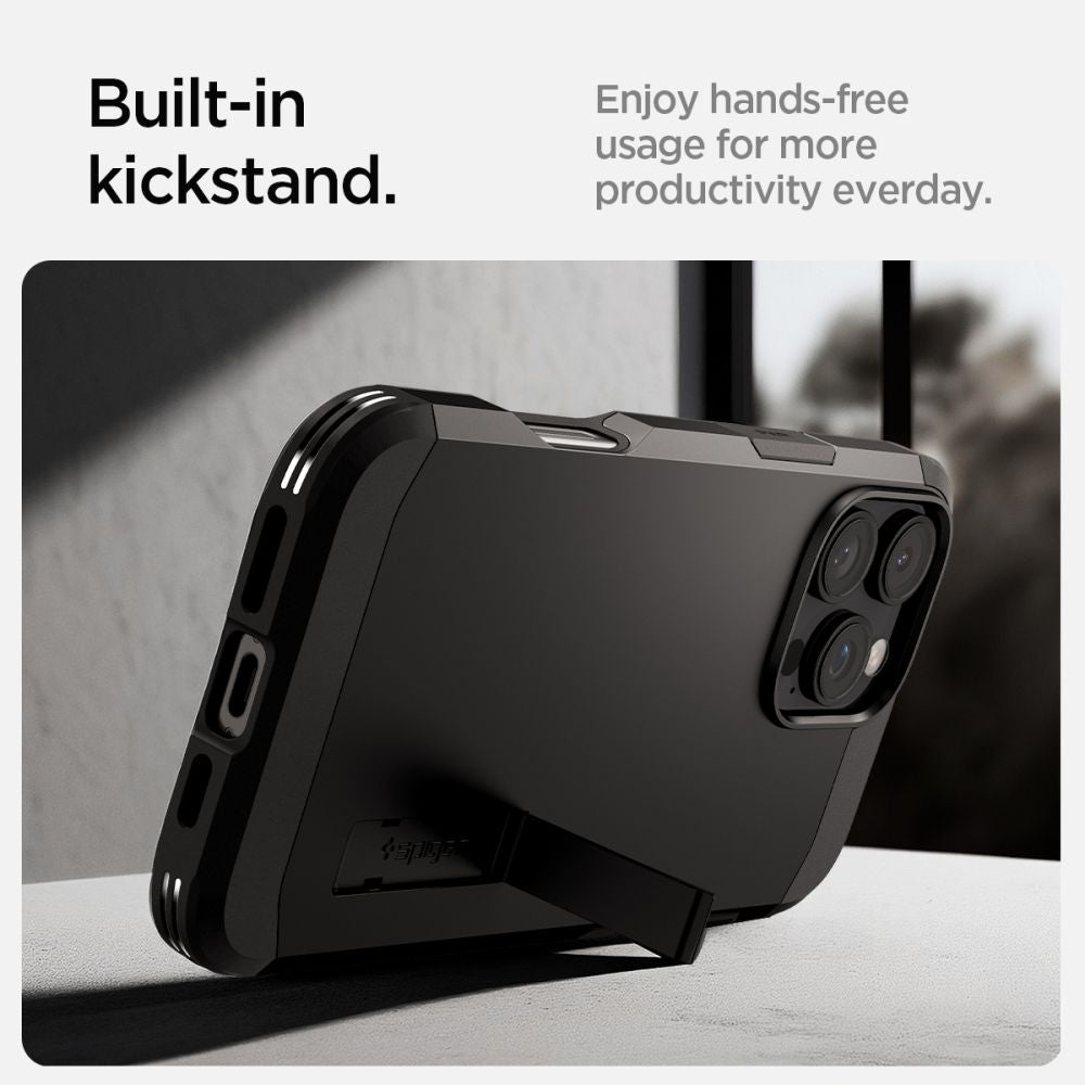 ETUI SPIGEN TOUGH ARMOR MAG MAGSAFE IPHONE 16 PRO CZARNE