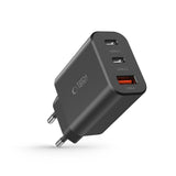 ŁADOWARKA SIECIOWA TECH-PROTECT NC30W 3-PORT NETWORK CHARGER PD30W/QC3.0 CZARNA