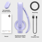 SELFIE STICK TRIPOD SPIGEN S571W MAGSAFE BLUETOOTH FIOLETOWY