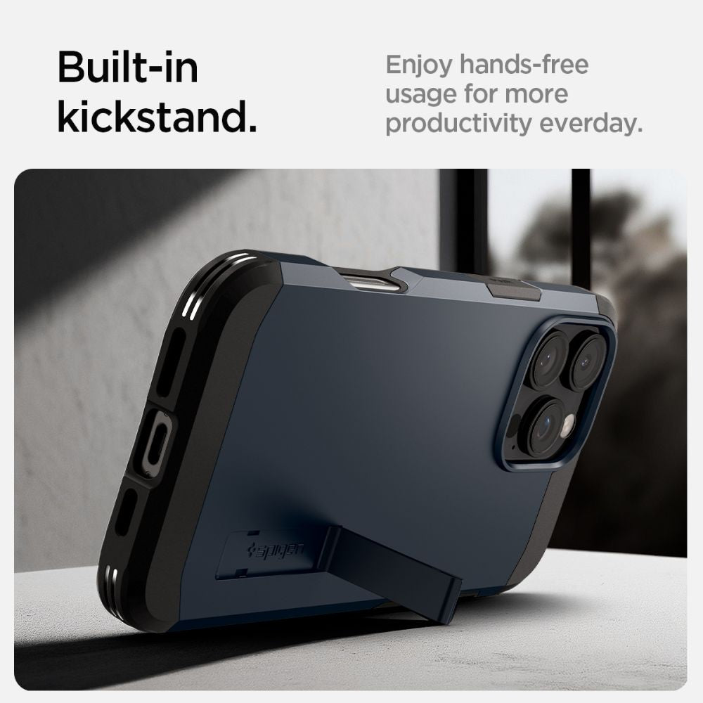 ETUI SPIGEN TOUGH ARMOR MAG MAGSAFE IPHONE 16 PRO MAX METAL SLATE CIEMNOSZARE