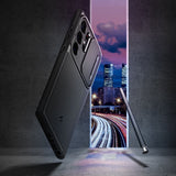 ETUI SPIGEN OPTIK ARMOR SAMSUNG GALAXY S23 ULTRA BLACK CZARNE