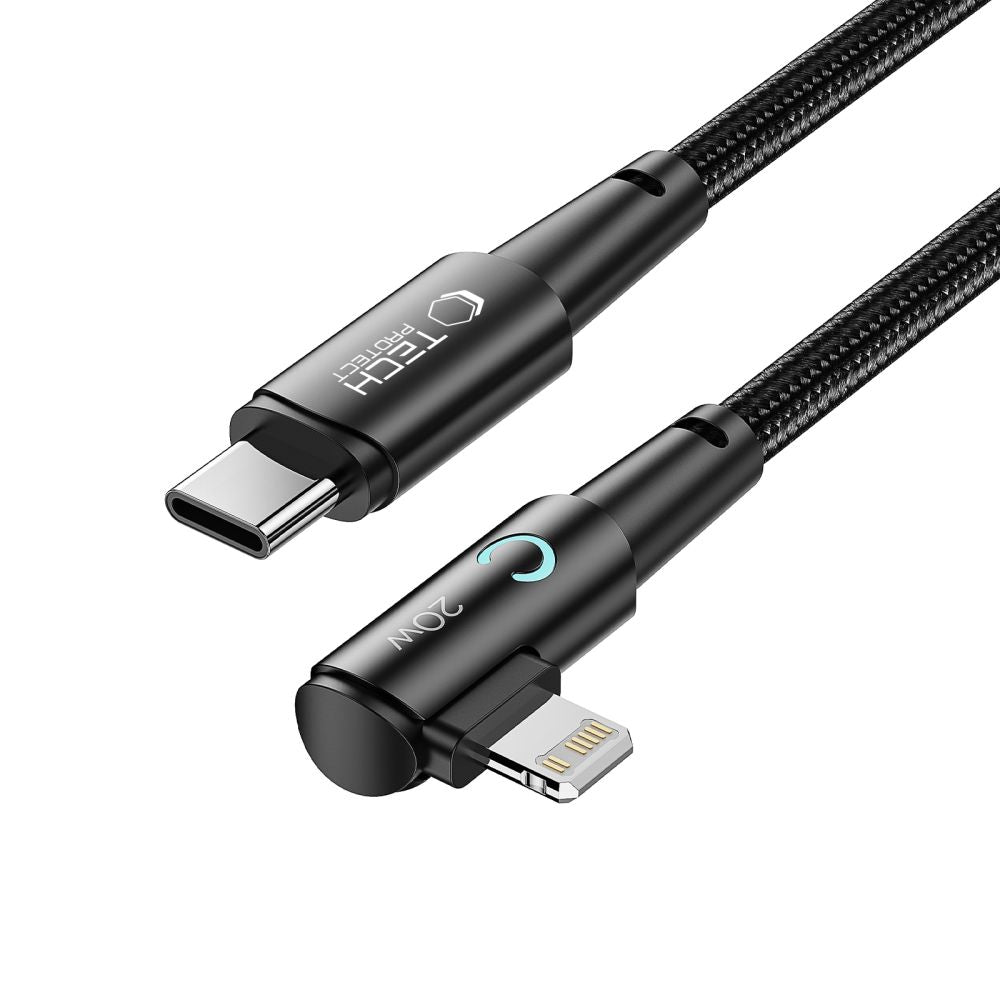 KABEL TECH-PROTECT ULTRABOOST ”L” LIGHTNING CABLE PD20W/3A 100CM SZARY