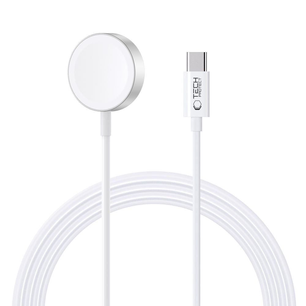 KABEL TECH-PROTECT ULTRABOOST MAGNETIC CHARGING TYPE-C CABLE 120CM APPLE WATCH BIAŁY