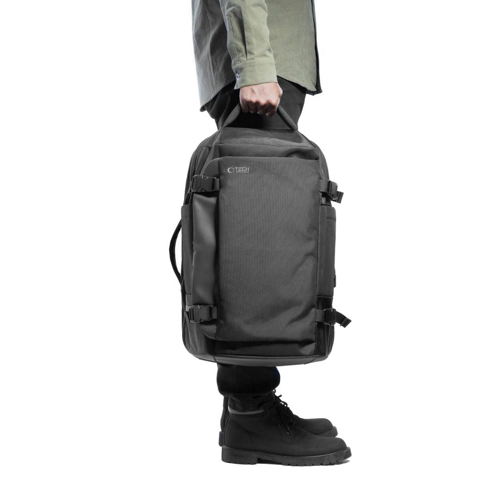 TORBA NA LAPTOPA TECH-PROTECT DEFENDER S40 TRAVEL LAPTOP BACKPACK 40L CZARNA