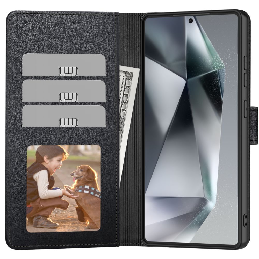 ETUI OTWIERANE TECH-PROTECT WALLET SAMSUNG GALAXY S25 CZARNE