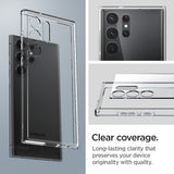 ETUI SPIGEN ULTRA HYBRID SAMSUNG GALAXY S23 ULTRA CRYSTAL CLEAR TRANSPARENTNE
