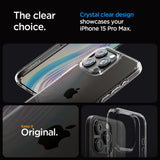 ETUI SPIGEN ULTRA HYBRID IPHONE 15 PRO MAX CRYSTAL CLEAR TRANSPARETNE