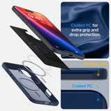 ETUI SPIGEN THIN FIT MAG MAGSAFE IPHONE 16 NAVY BLUE NIEBIESKIE