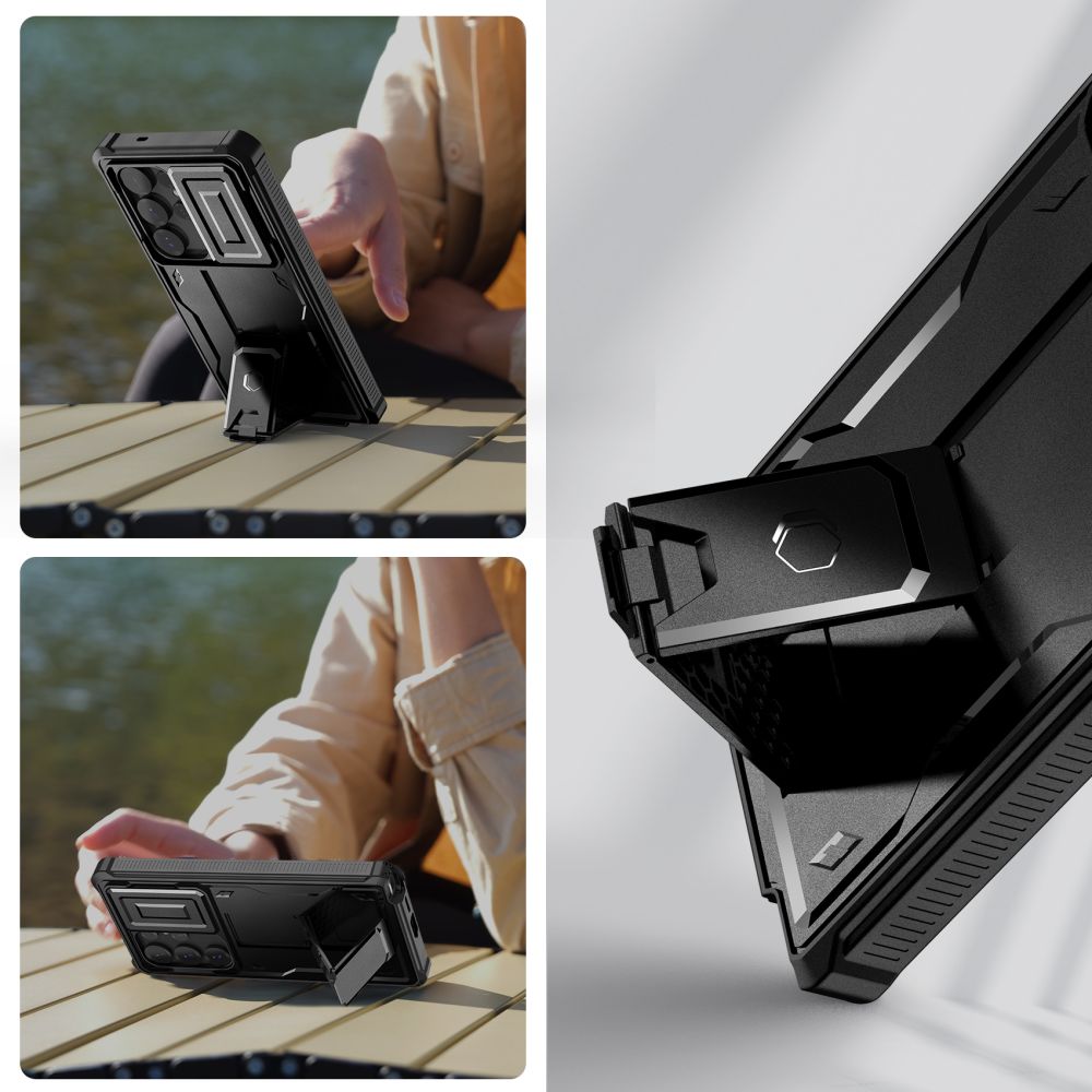 ETUI TECH-PROTECT KEVLAR CAM+ SAMSUNG GALAXY S25 ULTRA CZARNE