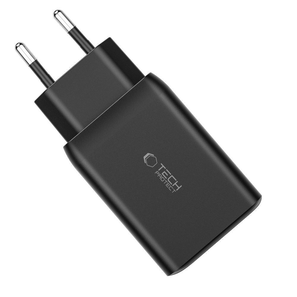 ŁADOWARKA SIECIOWA TECH-PROTECT C65W 3-PORT NETWORK CHARGER PD65W/QC3.0 CZARNA