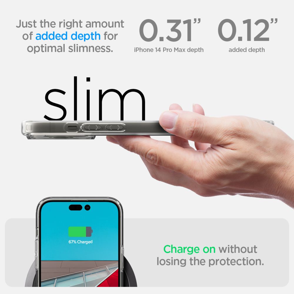 ETUI SPIGEN ULTRA HYBRID IPHONE 14 PRO MAX TRANSPARENTNE