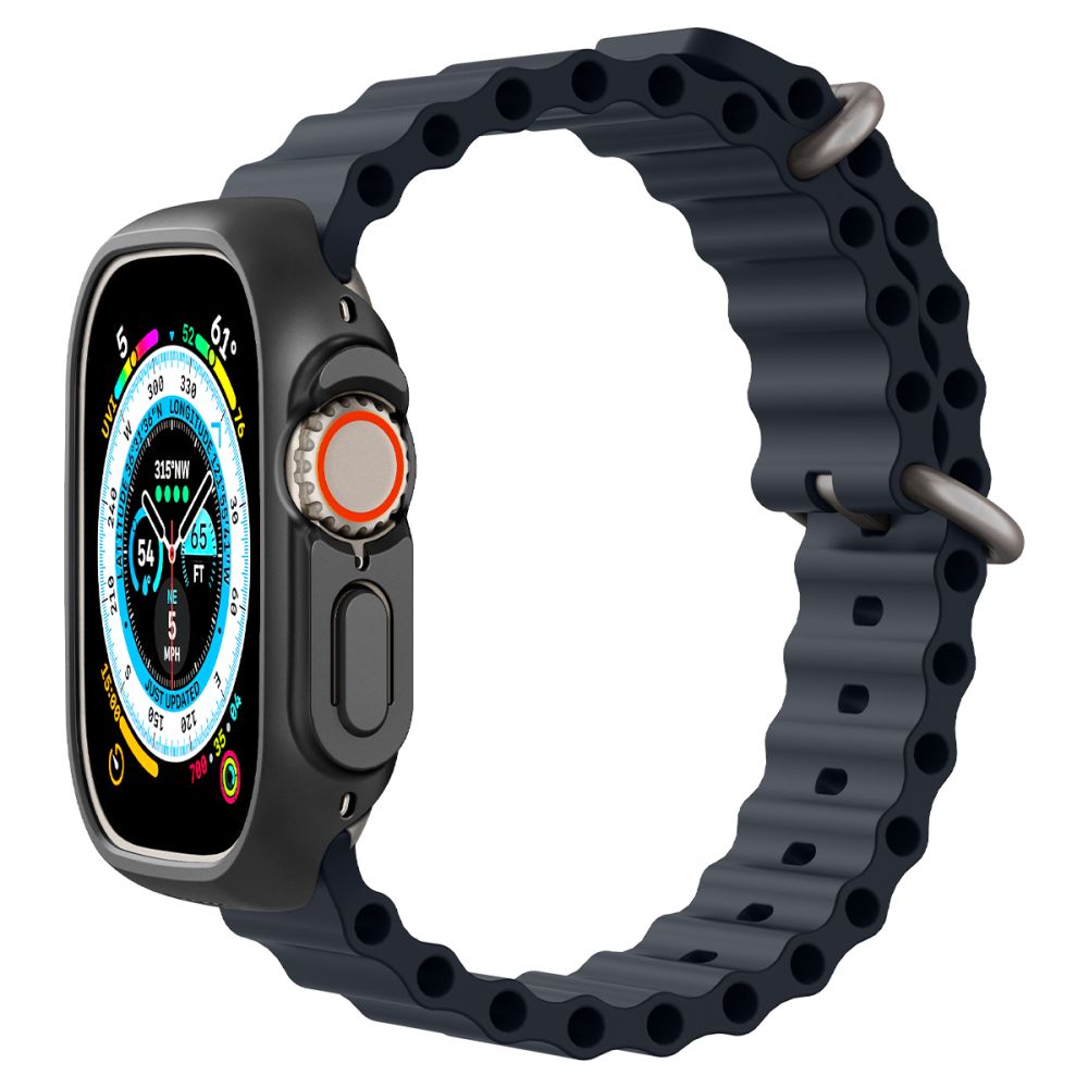ETUI SPIGEN THIN FIT APPLE WATCH ULTRA 1 / 2 (49 MM) BLACK CZARNE
