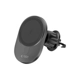 UCHWYT SAMOCHODOWY DO KRATKI Z ŁADOWANIEM INDUKCYJNYM TECH-PROTECT MM15W-V1 MAGNETIC MAGSAFE VENT CAR MOUNT WIRELESS CHARGER 15W CZARNY