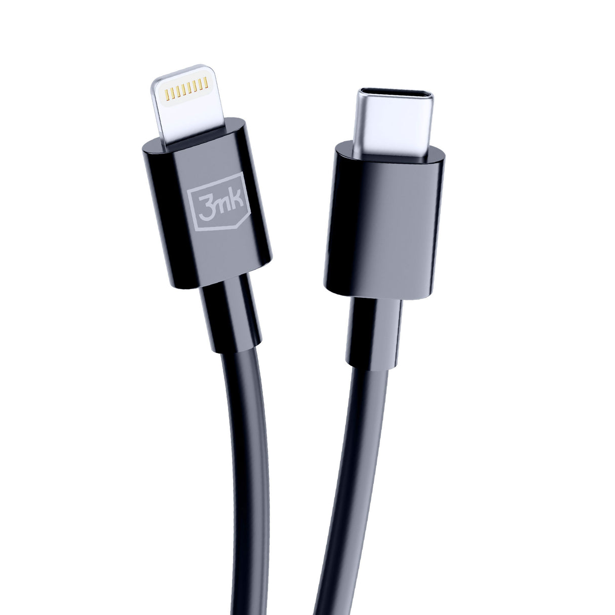KABEL 3MK HYPER CABLE C TO LIGHTNING 20W 1.2M BLACK CZARNY