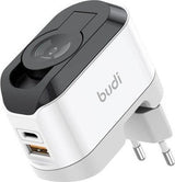 ŁADOWARKA BEZPRZEWODOWA BUDI 330WE USB-C 20W BIAŁO-CZARNA