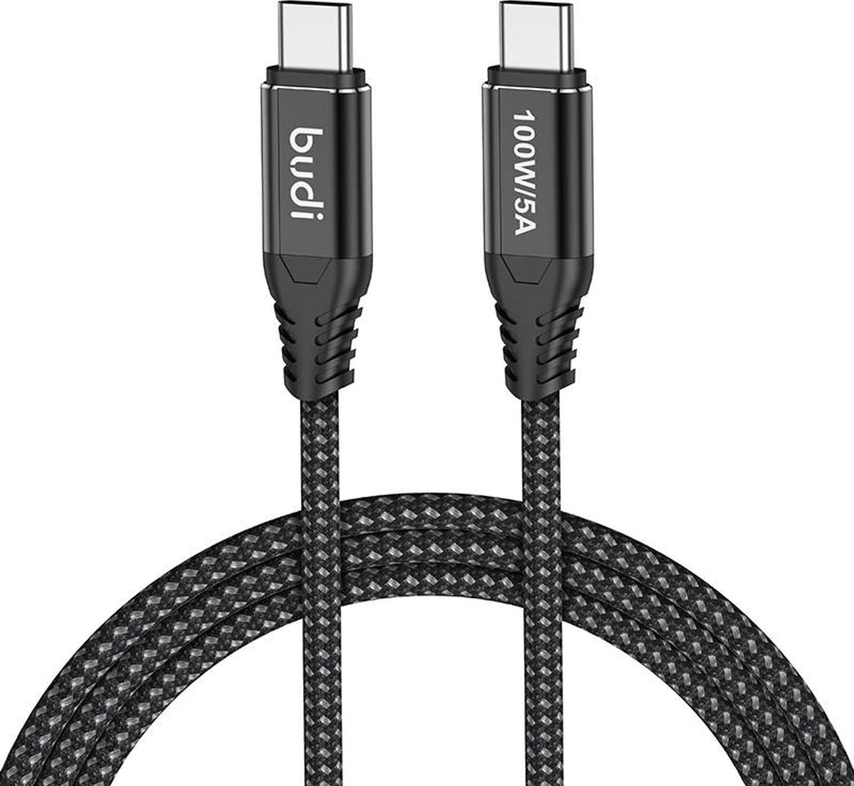KABEL USB C DO USB C BUDI 100W 3M CZARNY