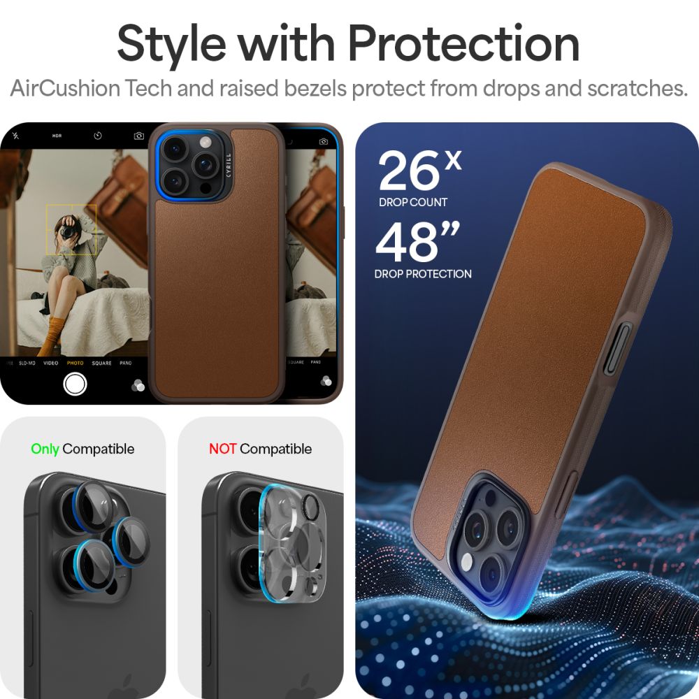 ETUI SPIGEN CYRILL KAJUK MAG MAGSAFE IPHONE 16 PRO MAX SADDLE BROWN BRĄZOWE