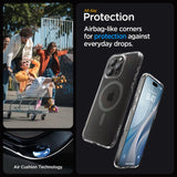 ETUI SPIGEN ULTRA HYBRID MAG MAGSAFE IPHONE 15 PRO GRAFITOWE