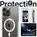 ETUI SPIGEN ULTRA HYBRID MAG MAGSAFE IPHONE 14 PRO BIAŁE