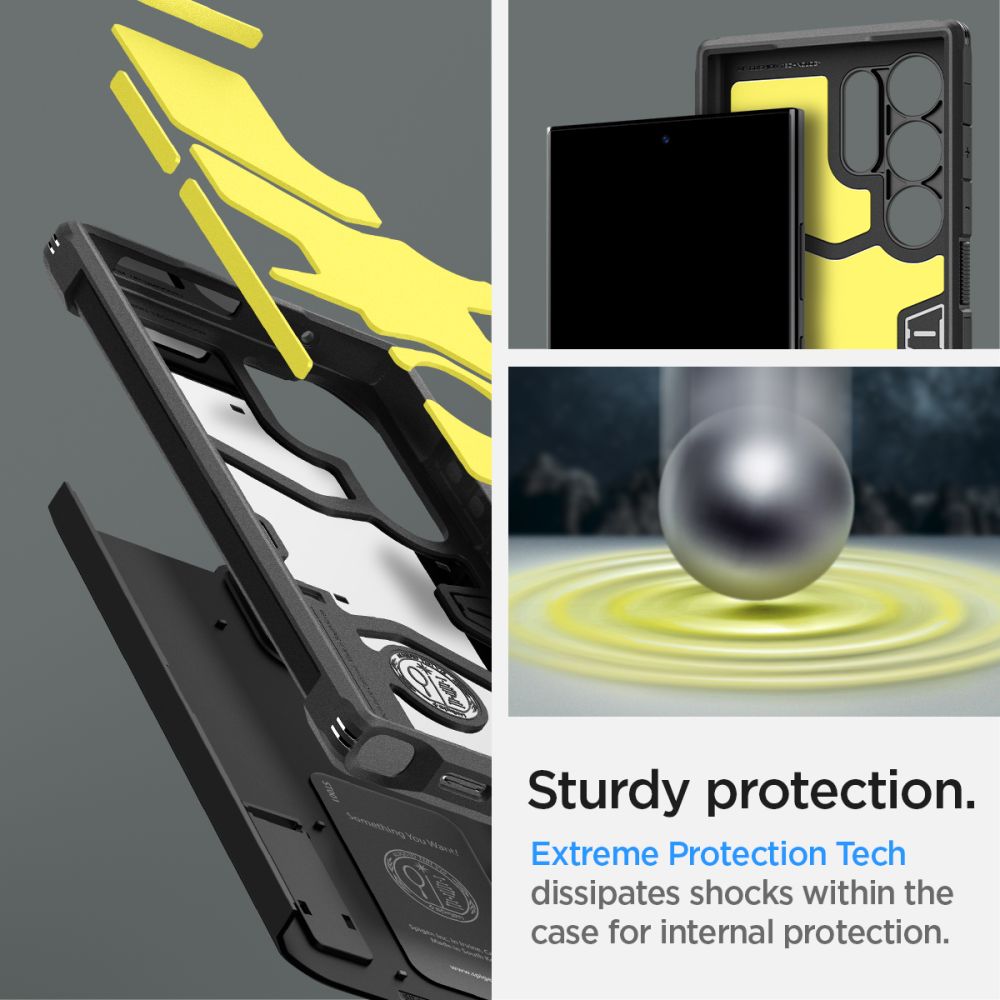 ETUI SPIGEN TOUGH ARMOR SAMSUNG GALAXY S24 ULTRA BLACK CZARNE