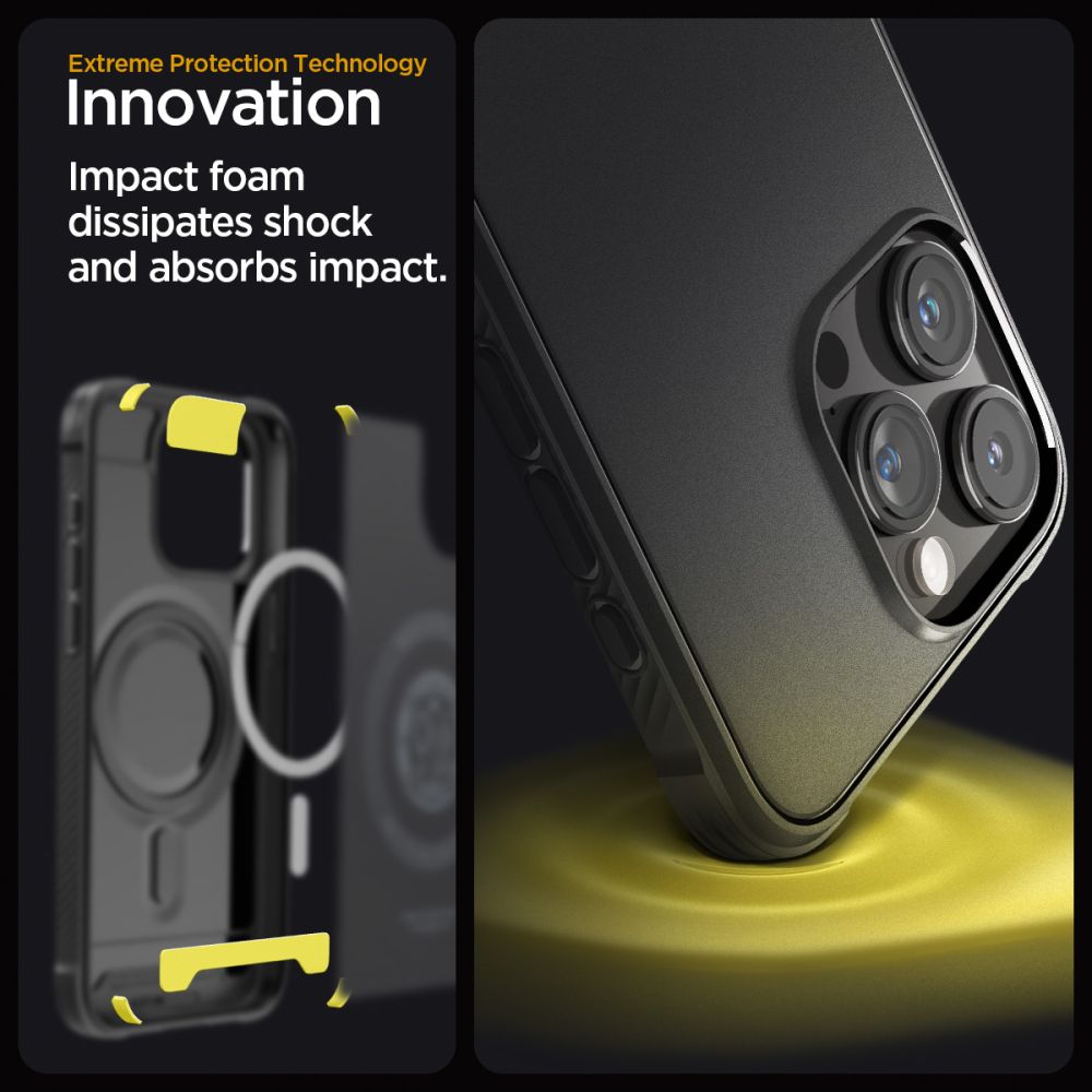 ETUI SPIGEN RUGGED ARMOR MAG MAGSAFE IPHONE 15 PRO MAX CZARNE
