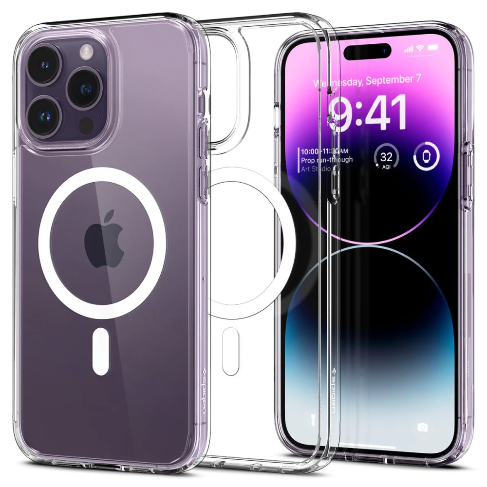 ETUI SPIGEN ULTRA HYBRID MAG MAGSAFE IPHONE 14 PRO MAX WHITE BIAŁE