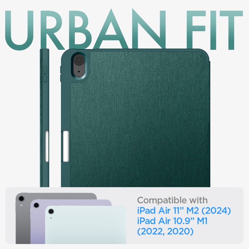 ETUI SPIGEN URBAN FIT IPAD AIR 10.9” 4 / 5 / 2020-2022 / 11” 6 / 7 / 2024-2025 ZIELONE