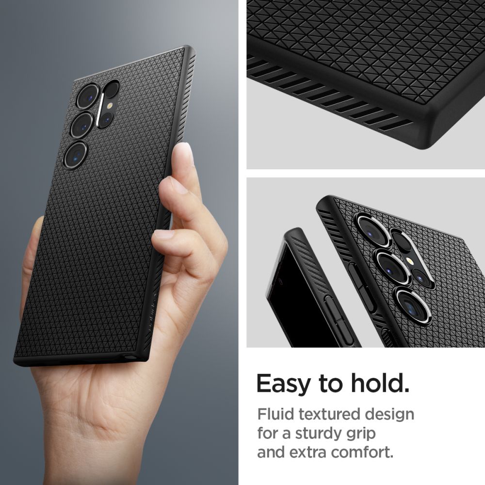 ETUI SPIGEN LIQUID AIR SAMSUNG GALAXY S24 ULTRA CZARNE