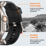 PASEK SPIGEN DURAPRO ARMOR APPLE WATCH 6 / 7 / 8 / 9 / 10 / SE / ULTRA 1 / 2 (44 / 45 / 46 / 49 MM) BLACK CZARNY