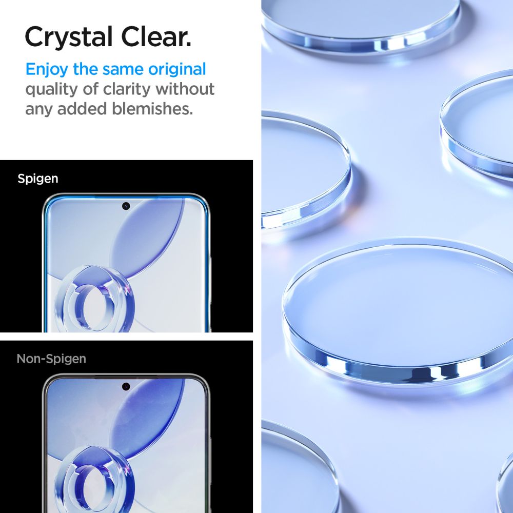 SZKŁO HARTOWANE SPIGEN GLAS.TR ”EZ FIT” 2-PACK SAMSUNG GALAXY S24+ PLUS / S25+ PLUS CLEAR