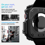 PASEK NAKŁADKA SPIGEN RUGGED ARMOR APPLE WATCH 10 (42 MM) CZARNY