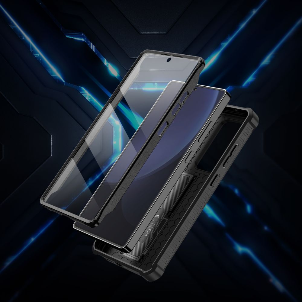 ETUI TECH-PROTECT KEVLAR CAM+ SAMSUNG GALAXY S25 ULTRA CZARNE