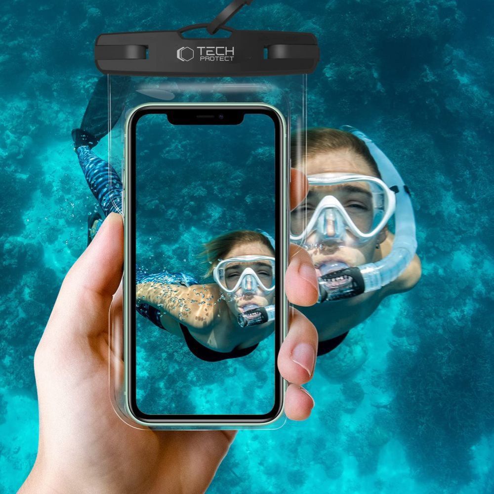 ETUI WODOODPORNE TECH-PROTECT UWC7 6.9 CALI CZARNE