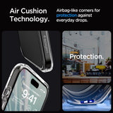 ETUI SPIGEN ULTRA HYBRID IPHONE 15 PRO MAX CRYSTAL CLEAR TRANSPARETNE
