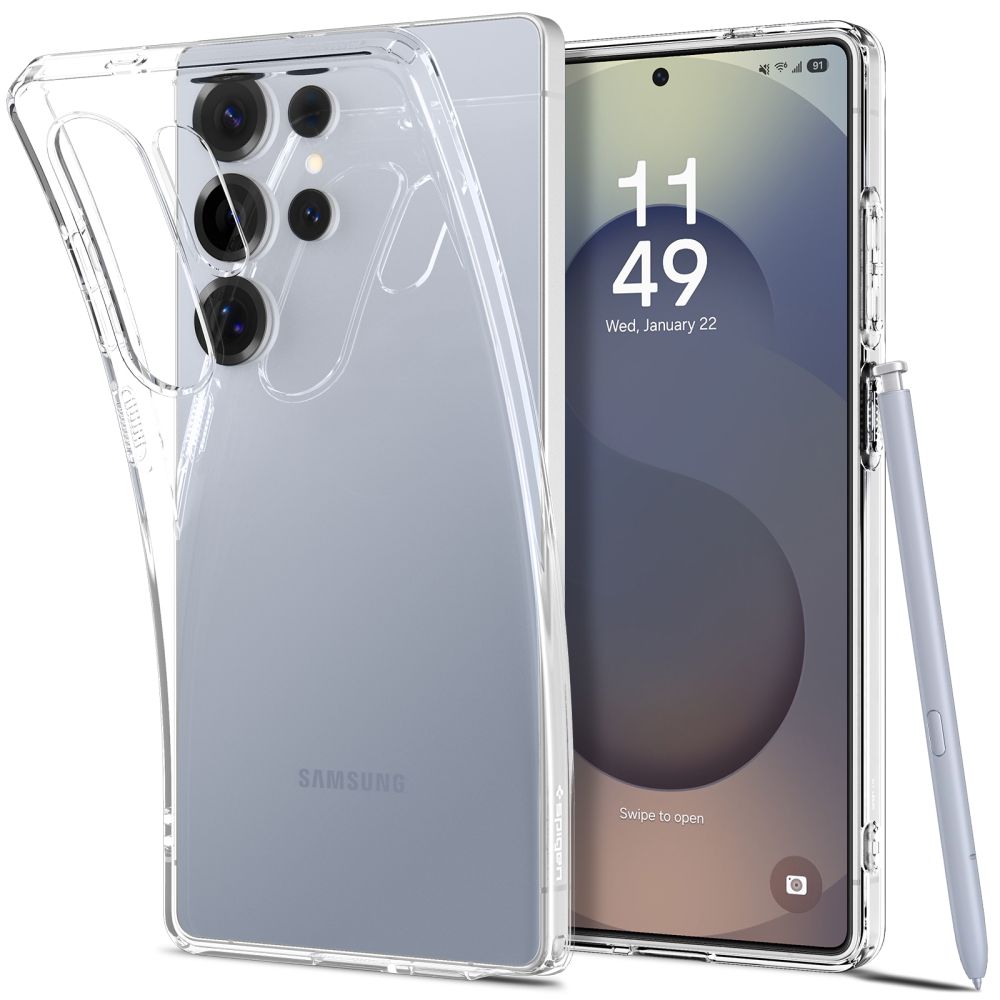 ETUI SPIGEN LIQUID CRYSTAL SAMSUNG GALAXY S25 ULTRA CRYSTAL CLEAR TRANSPARETNE