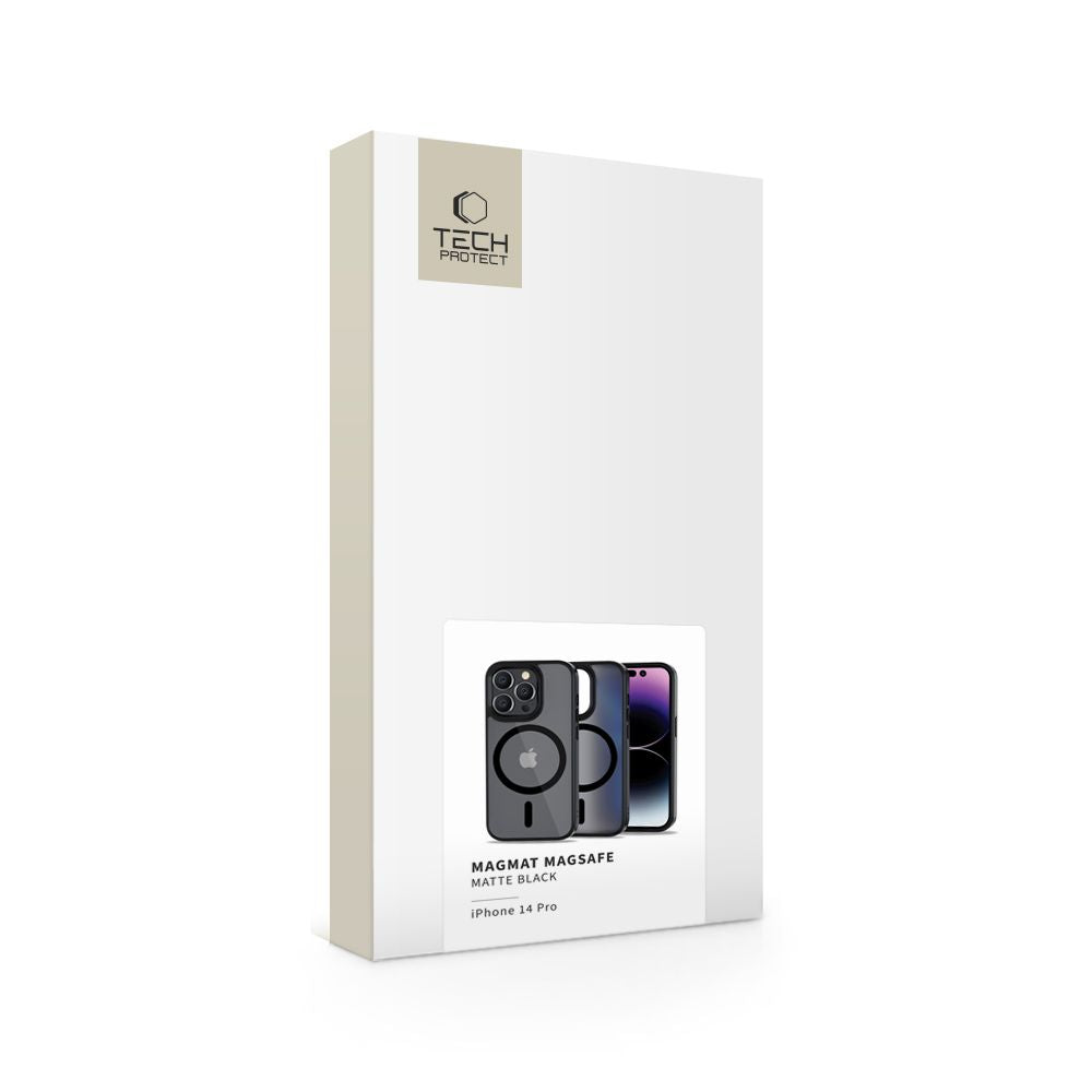 ETUI TECH-PROTECT MAGMAT MAGSAFE IPHONE 14 PRO CZARNE