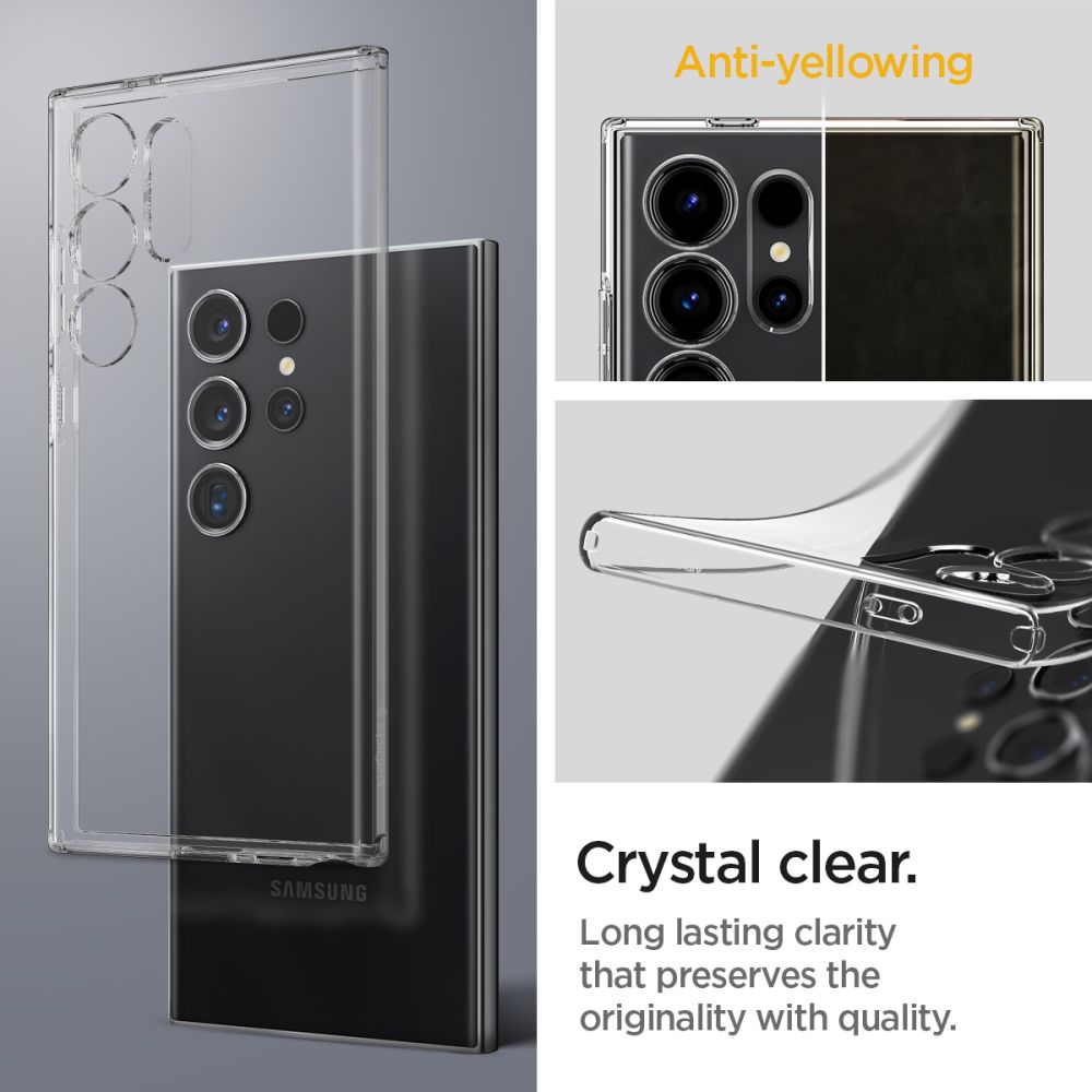 ETUI SPIGEN LIQUID CRYSTAL SAMSUNG GALAXY S24 ULTRA TRANSPARETNE