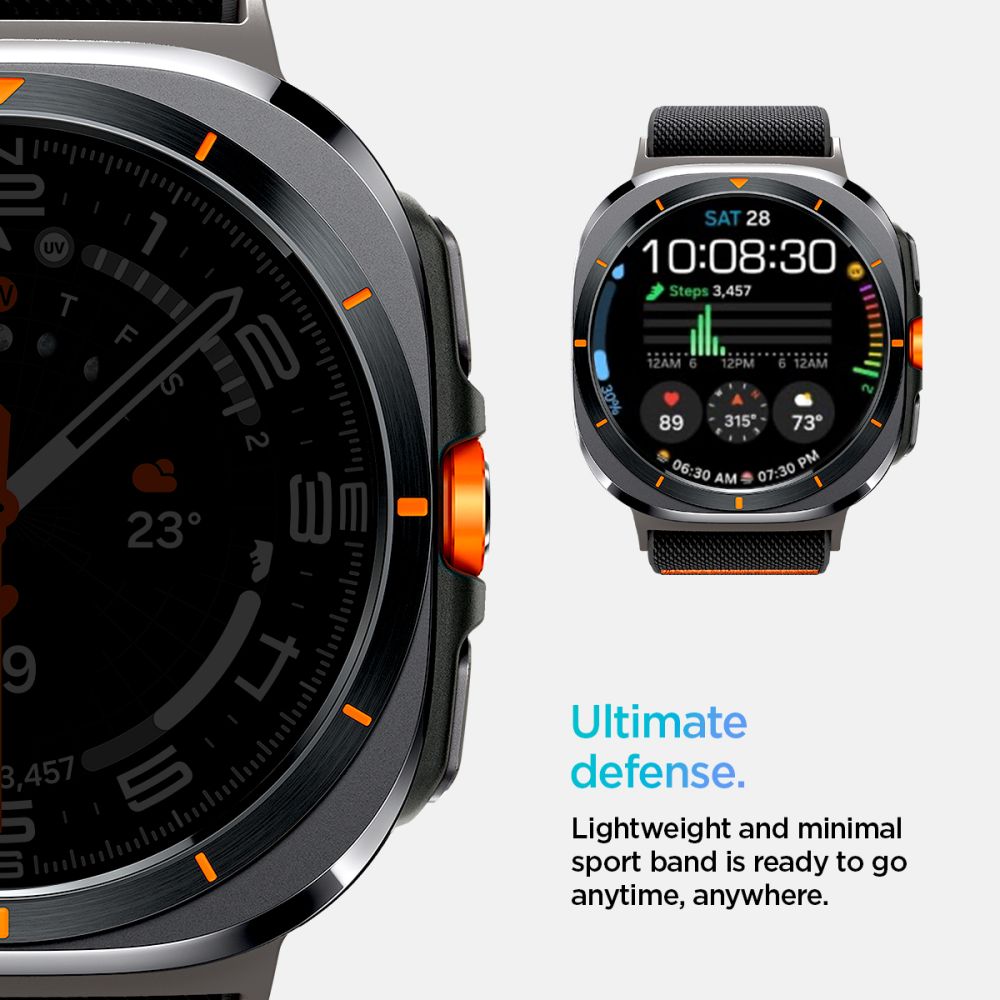 PASEK SPIGEN FIT LITE SAMSUNG GALAXY WATCH ULTRA (47 MM) BLACK CZARNY