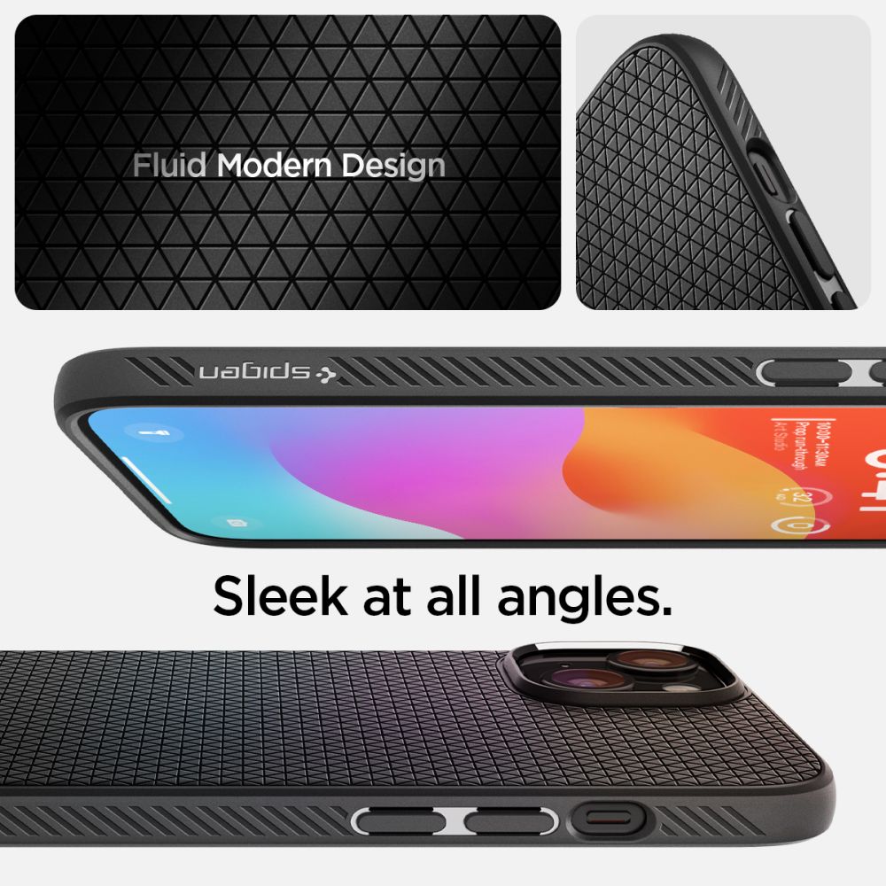 ETUI SPIGEN LIQUID AIR IPHONE 15 CZARNE