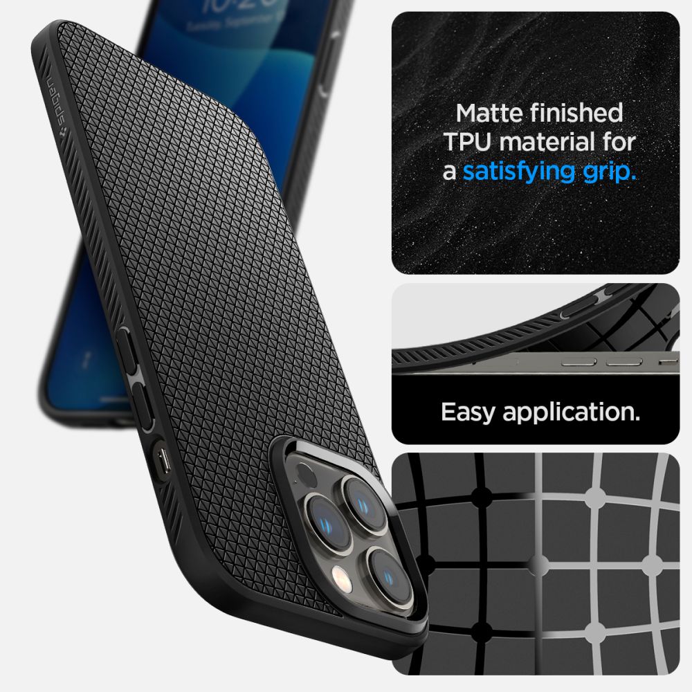 ETUI SPIGEN LIQUID AIR IPHONE 14 PRO CZARNE
