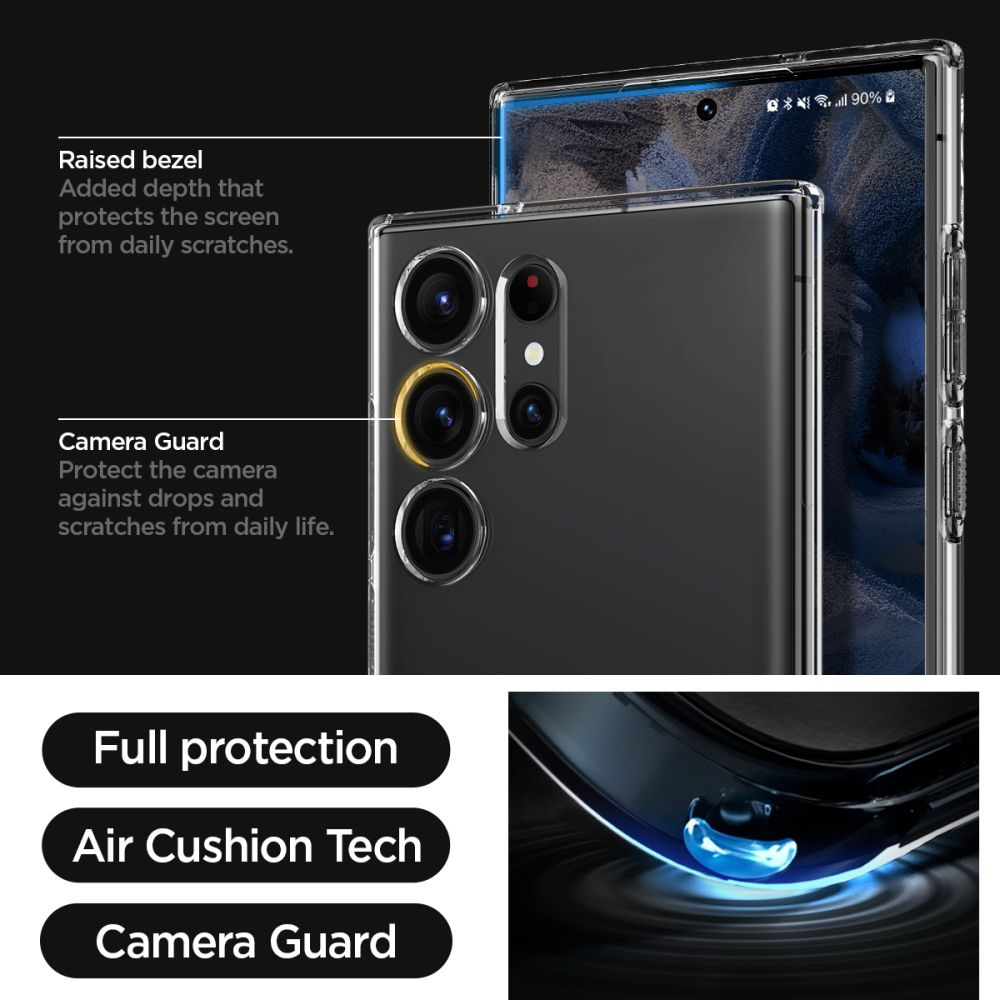 ETUI SPIGEN LIQUID CRYSTAL SAMSUNG GALAXY S23 ULTRA TRANSPARETNA